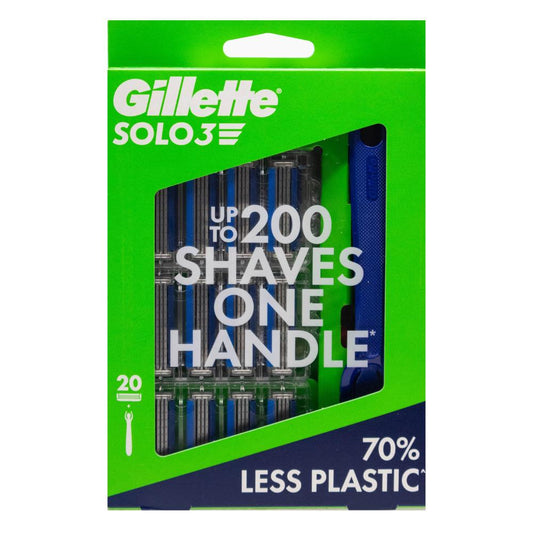 Gillette Sensor 3 Disposable Razors 20-Pack