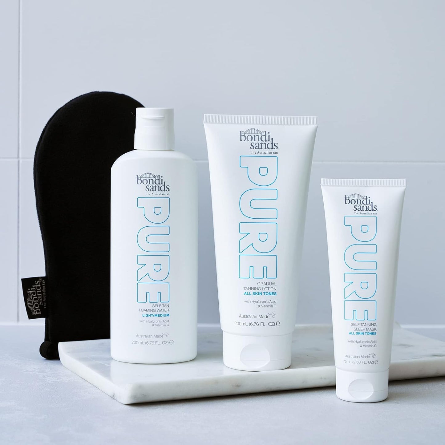 Bondi Sands Pure Self Tan Foaming Water 200ml - Light/Medium image 7