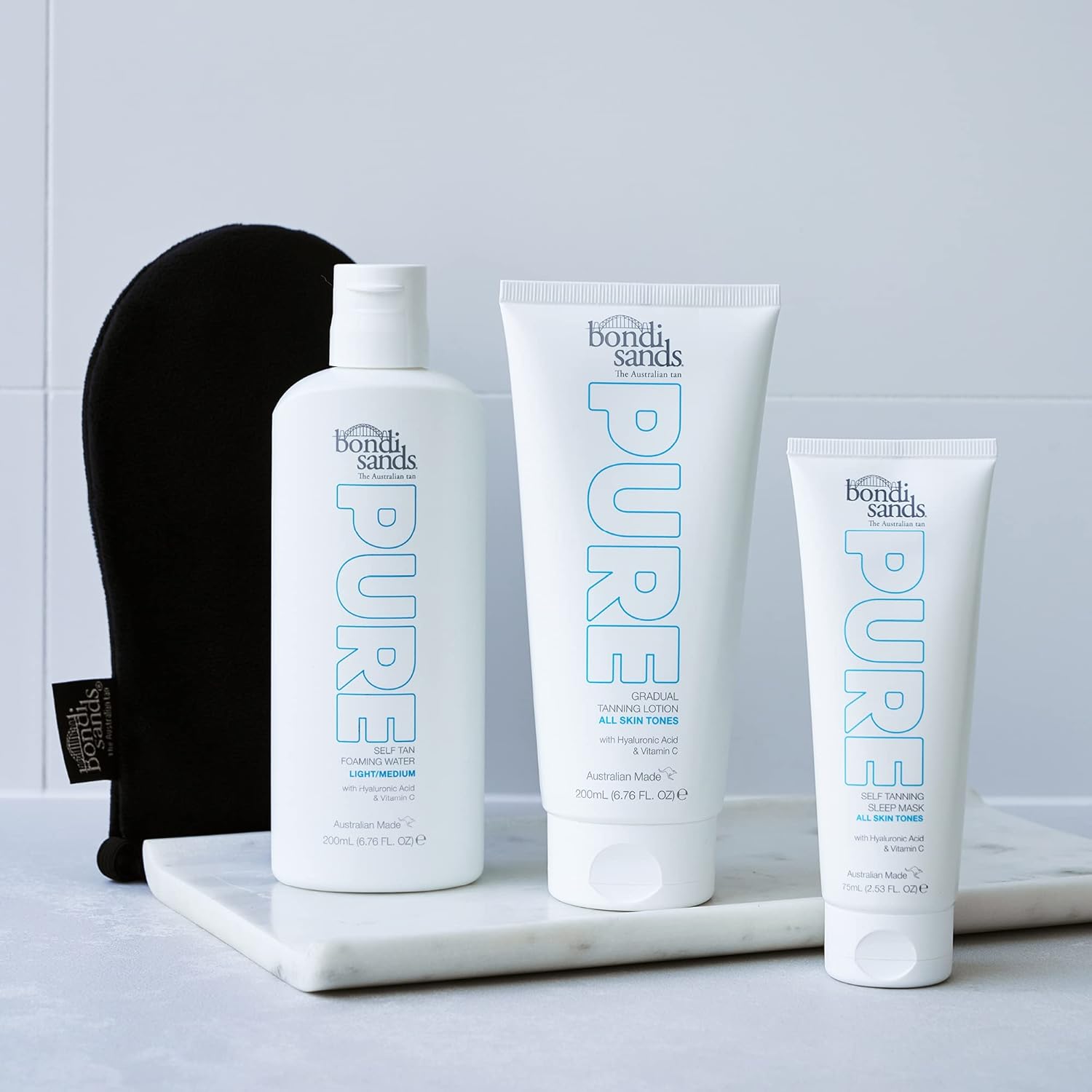 Bondi Sands Pure Self Tan Foaming Water 200ml - Light/Medium image 7