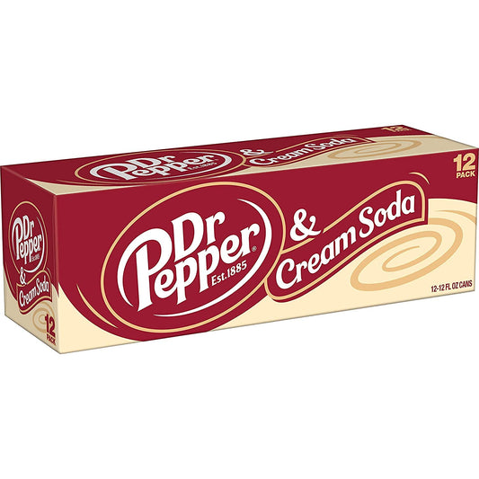 Dr Pepper Cream Soda 355ml (Pack of 12) image 2