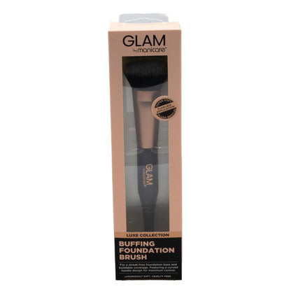 Glam by Manicare GP2 Buffing Foundation Brush – Soft Synthetic Bristles for Liquid & Powder image 4