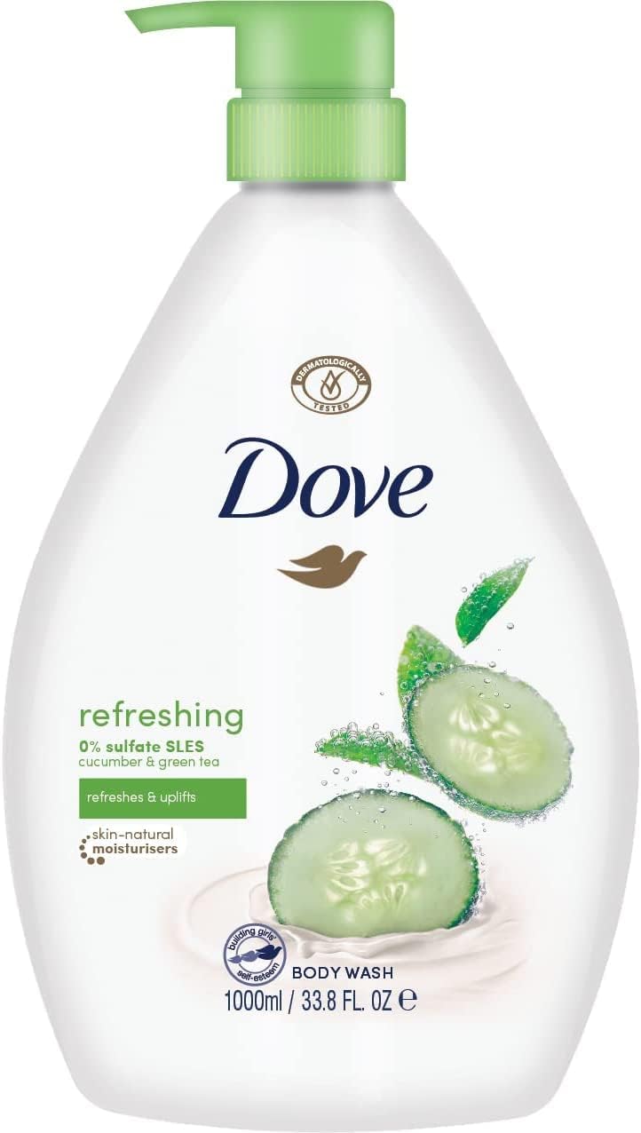 Dove Body Wash Fresh Touch Cucumber & Green Tea 1000mL