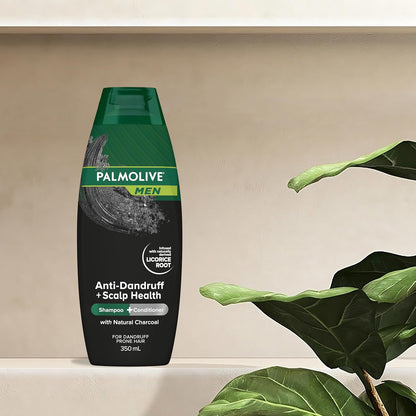 Palmolive Men 2-in-1 Deep Clean Shampoo & Conditioner with Natural Charcoal and Licorice Root, 350mL image 4