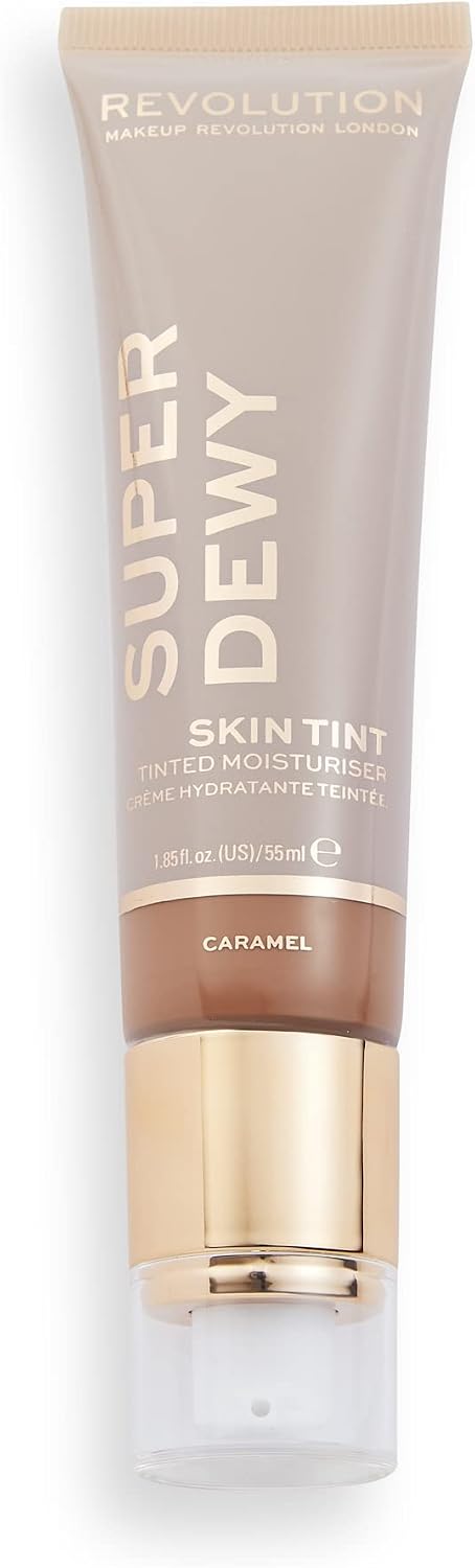 REVOLUTION SUPER DEWY TINTED MOISTURISER CARAMEL 15mL