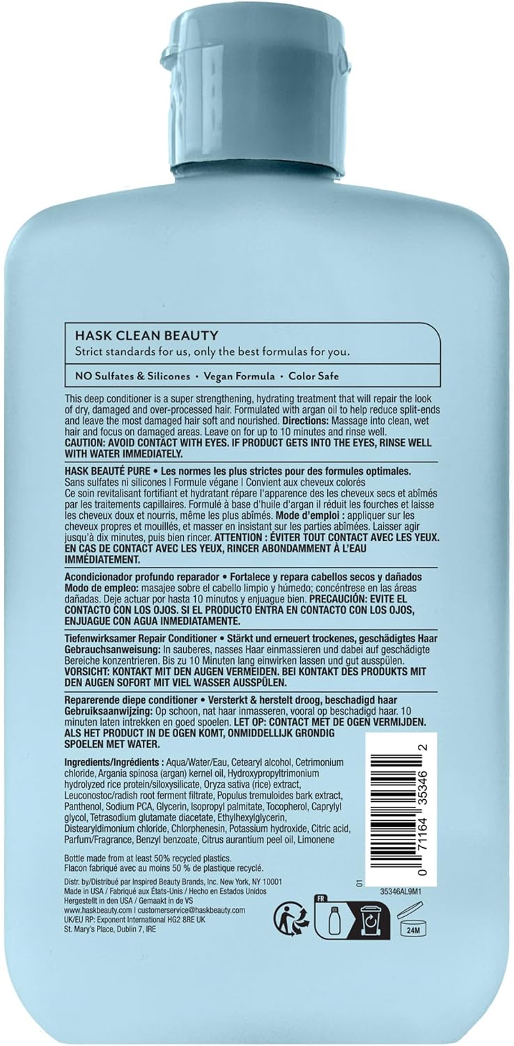 HASK Repair Argan Oil Deep Conditioner Treatment, 236ml image 6