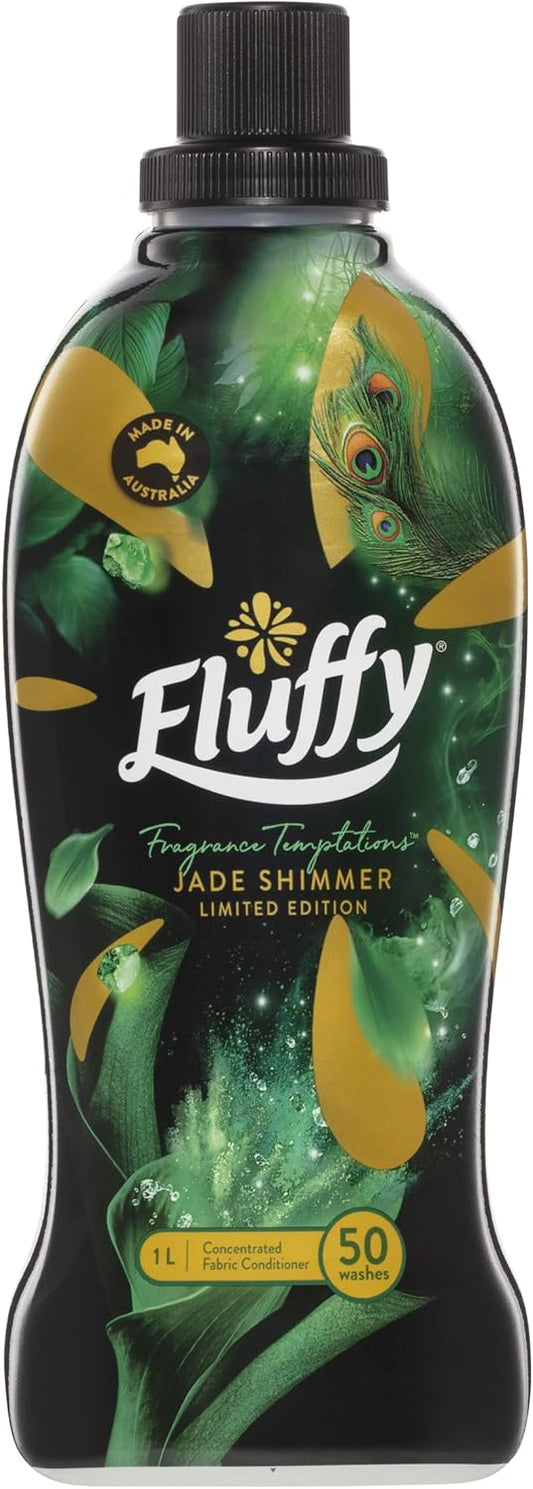 Fluffy Jade Shimmer Fabric Softener 1L