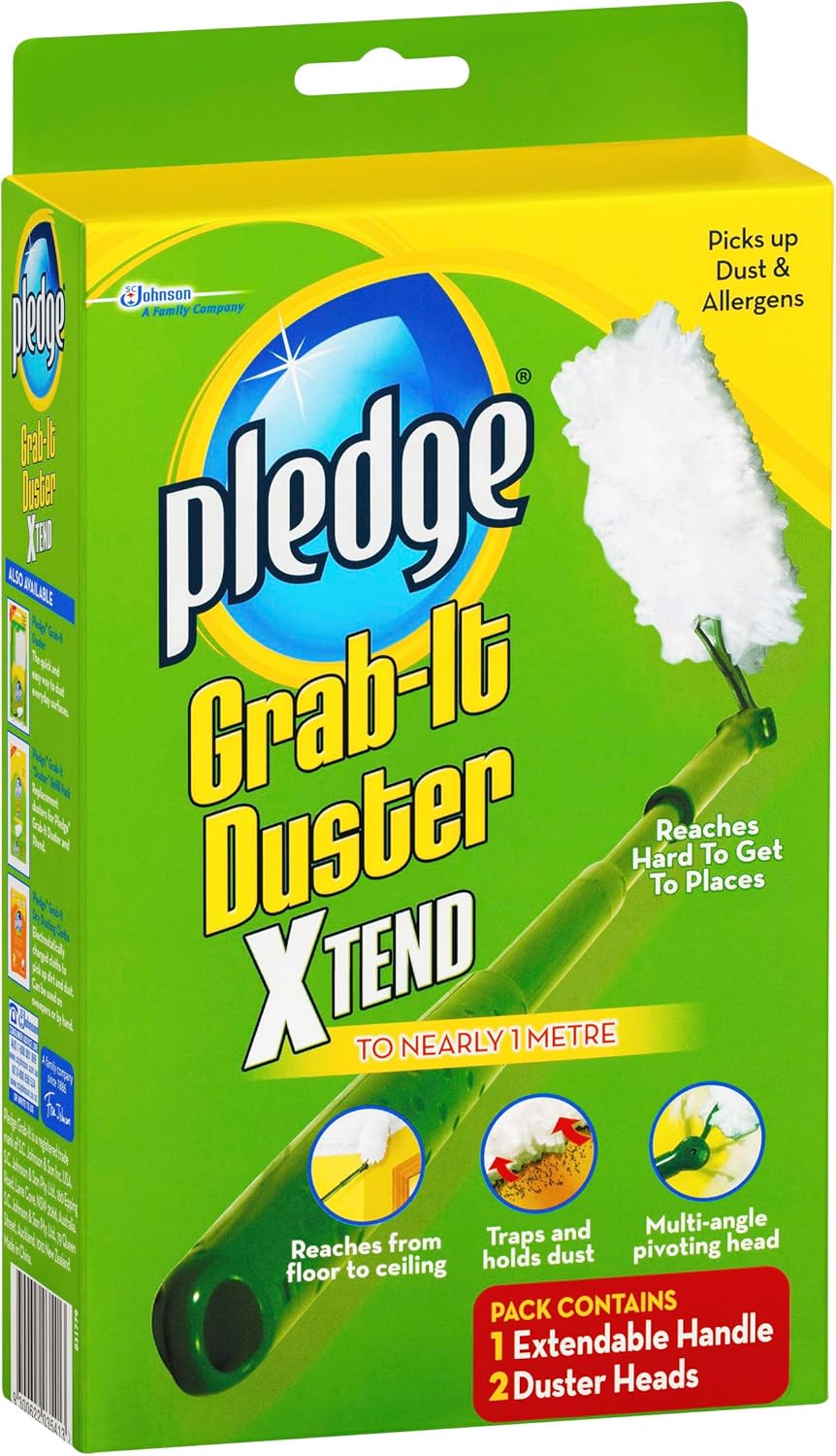 Pledge Grab It Duster with Handle and Refill Heads