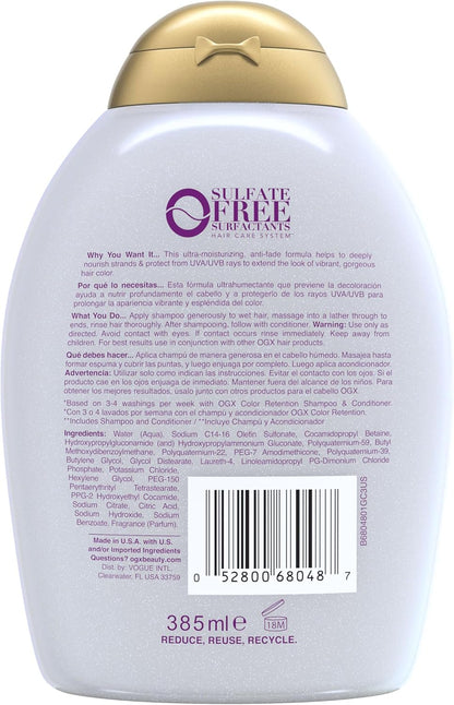 OGX Colour Care Strengthening & Colour Retention Shampoo 385mL image 8