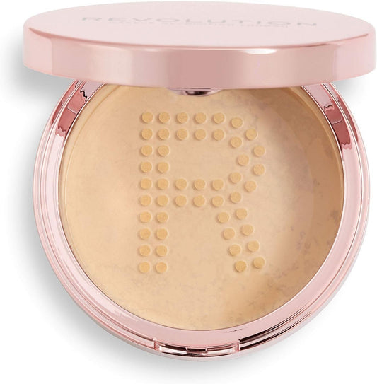Revolution Conceal & Fix Setting Powder, Medium Yellow