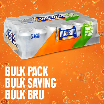 IRN-BRU Sugar-Free Diet 24-Pack 330ml Cans image 4