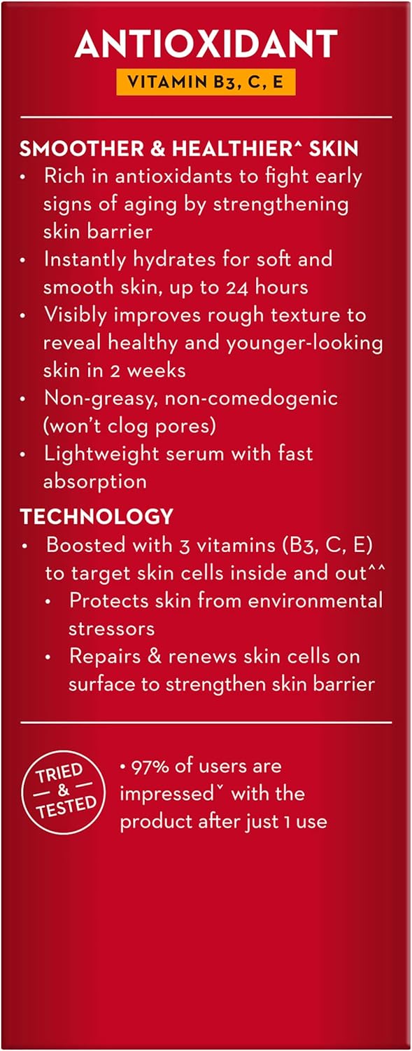 Olay Antioxidant Vitamin B3, C, E Super Face Serum 30mL image 3