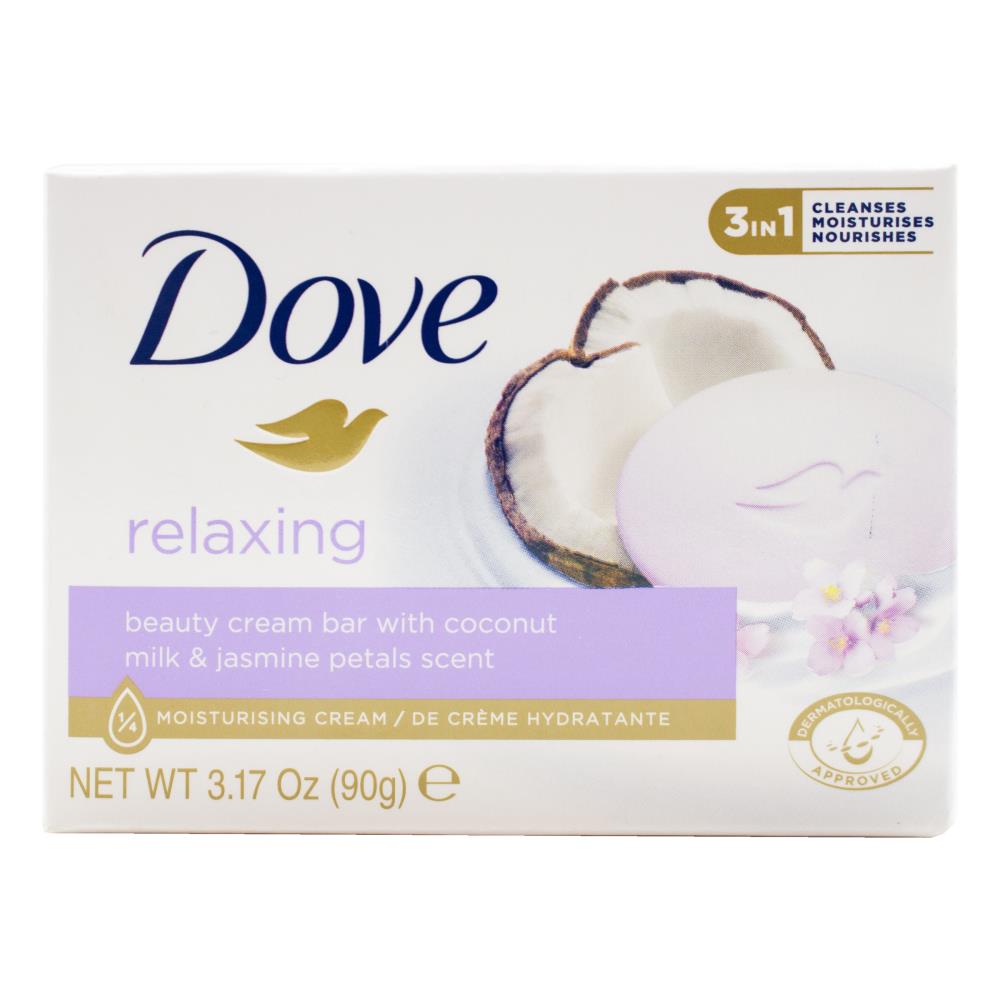 Dove Beauty Cream Bar with Coconut Milk & Jasmine Petals, 90g image 3
