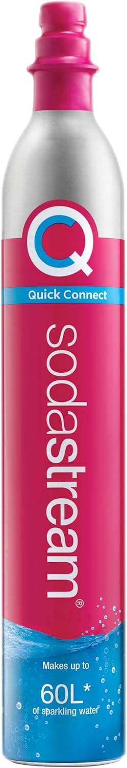 SodaStream 60L Quick Connect CO₂ Cylinder – Pink