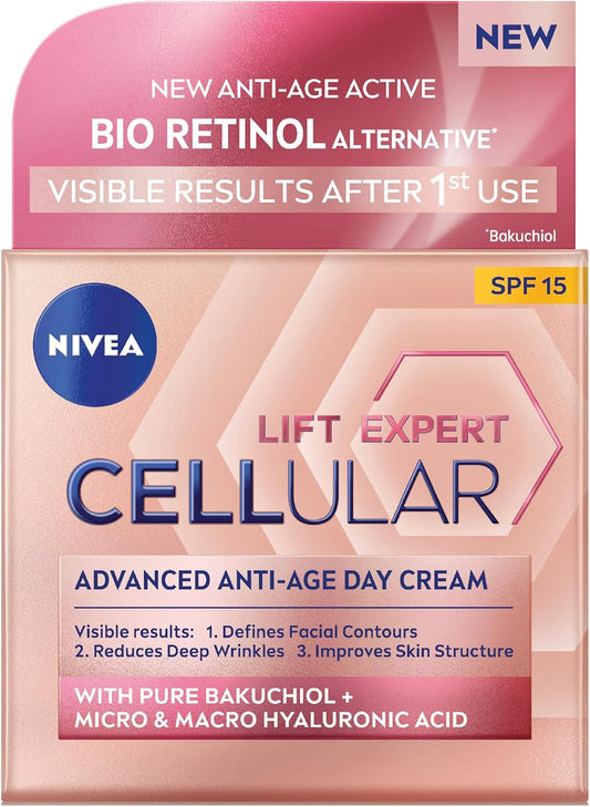 NIVEA Cellular Lift Expert Advanced Anti-Age Day Cream SPF 15 50ml