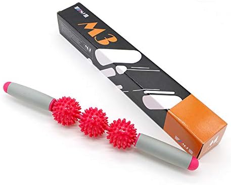 Dobetters Fascia and Cellulite Blaster Remover Muscle Roller (3 Balls, Red)
