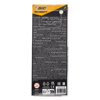 BIC Intensity Dual Tip Felt Tip Pens and Brush Art Markers for Colouring, Drawing and Calligraphy - Assorted Colours, Pack of 6 image 4
