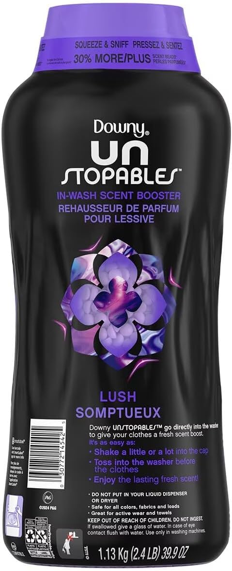 Downy Unstopables Lush In-Wash Scent Booster Beads, 1.13 kg