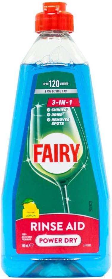 Fairy 3-in-1 Dishwasher Rinse Aid Lemon 360mL