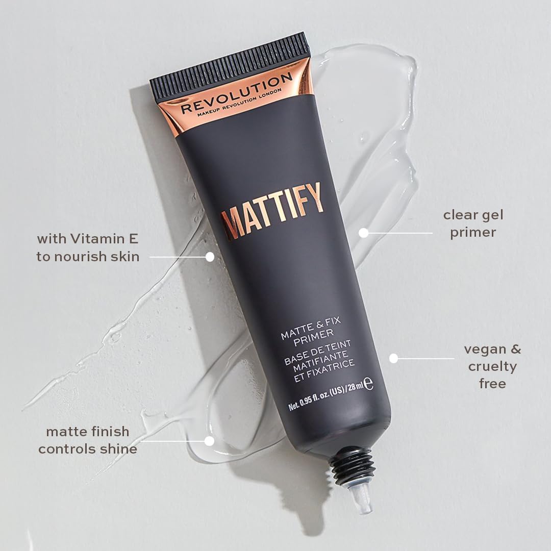 Revolution Matte & Fix Mattify Primer 28ml image 2