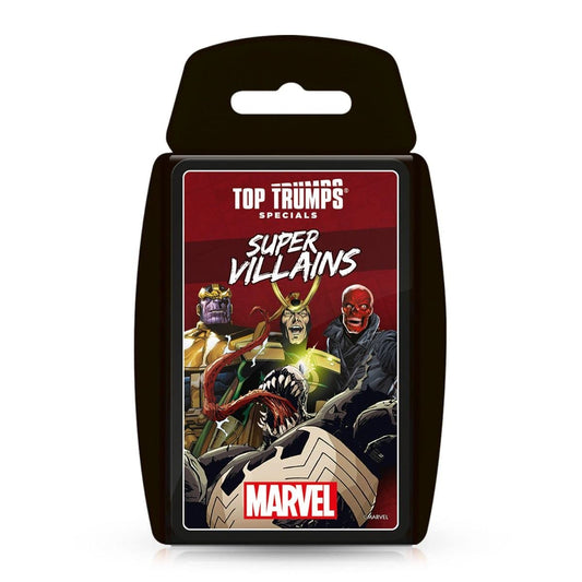 Top Trumps Marvel Super Villains Classic Educational Card Game About Marvel Super Villains - Learn Facts & Play! - 2+ Players Aged 12+