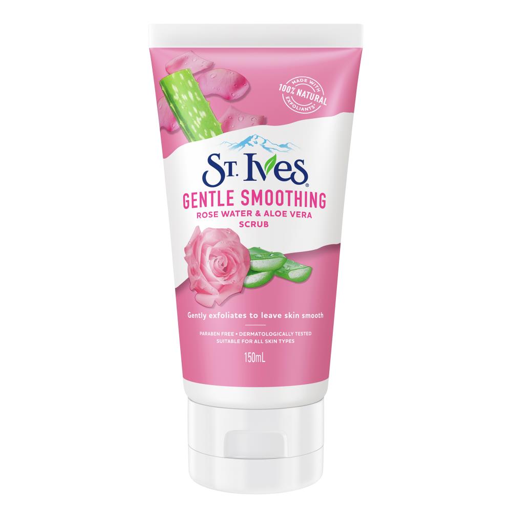 St Ives Gentle Smoothing Face Scrub Rose Water & Aloe Vera 150 mL image 8